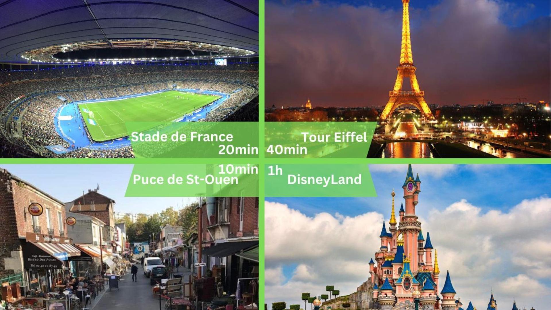 شقة Le Chic Audonien - Cozy Nest Before Gates Of Paris - Access From Cdg & Orly Airports - Wi-Fi - Smart Tv سانت أويه المظهر الخارجي الصورة